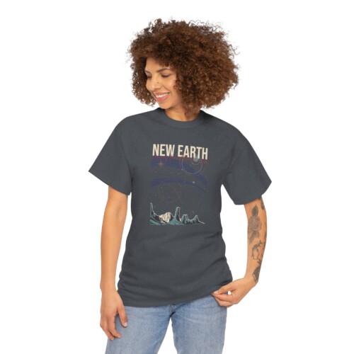 New Earth Unisex Heavy Cotton Tee - Image 4