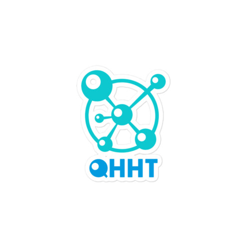 QHHT Logo Bubble Stickers
