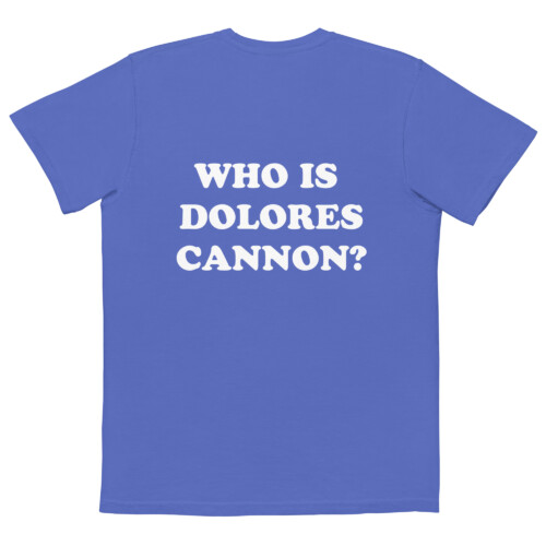 Who is Dolores Cannon? Unisex t-shirt (Bright Colors)