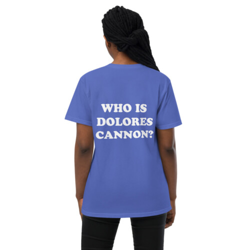 Who is Dolores Cannon? Unisex t-shirt (Bright Colors) - Image 8