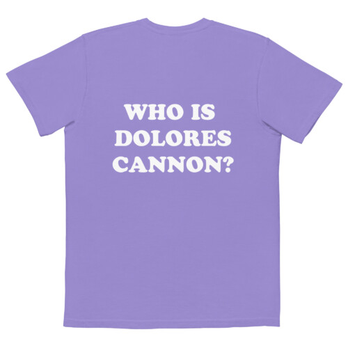 Who is Dolores Cannon? Unisex t-shirt (Bright Colors) - Image 3