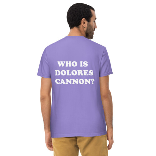 Who is Dolores Cannon? Unisex t-shirt (Bright Colors) - Image 4