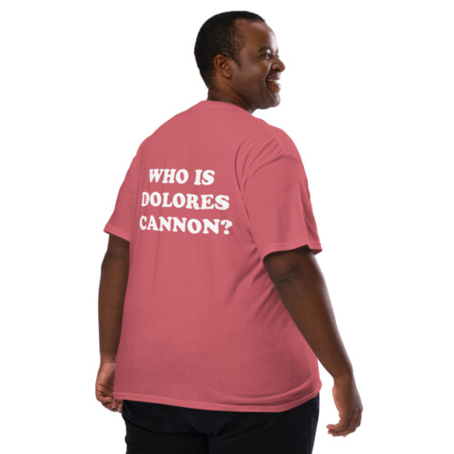 Who is Dolores Cannon? Unisex t-shirt (Bright Colors) - Image 6