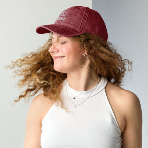 QHHT Official Vintage Cotton Twill Cap - Image 4
