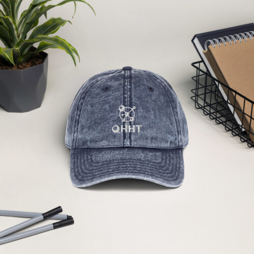 QHHT Official Vintage Cotton Twill Cap - Image 2